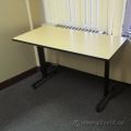 Blonde 48" Training Table / Straight Desk